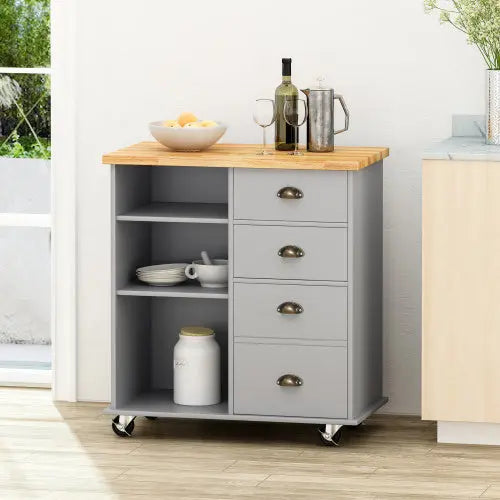 Kitchen Trolley 2 Drawers - 1 Door Edelduft