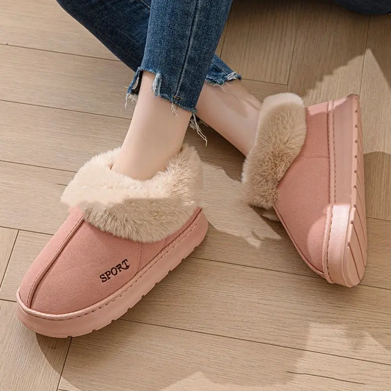 Cozy Plush Soft Slippers Shoes For Women Non-Slip Edelduft