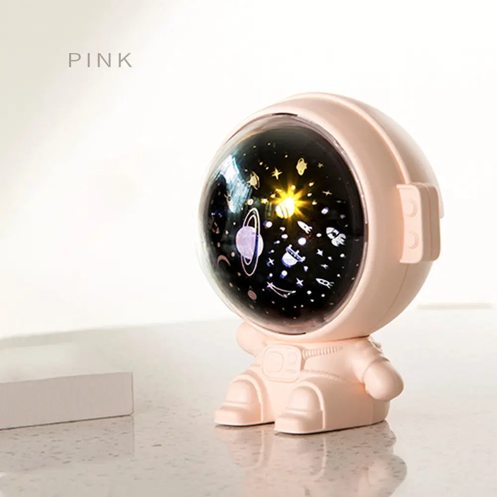 Galaxy Star Projector Starry Sky Night Light Astronaut Lamp Room Decr Gift Child Kids Baby Christmas Spaceman Projection Edelduft