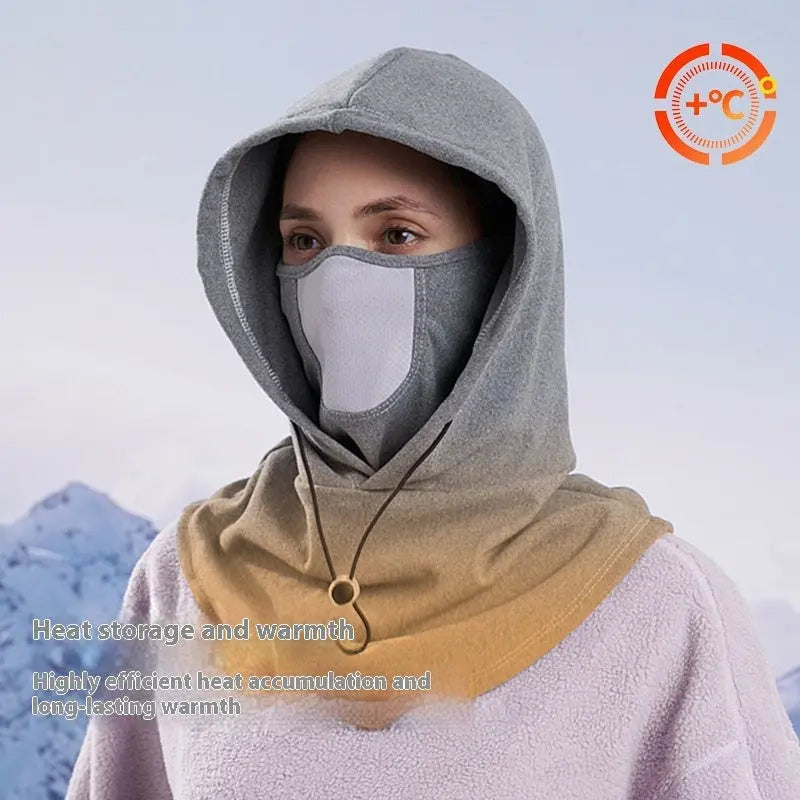 Winter Thermal Fleece Scarf Ski Face Mask Neck Warmer Hood Hat Edelduft