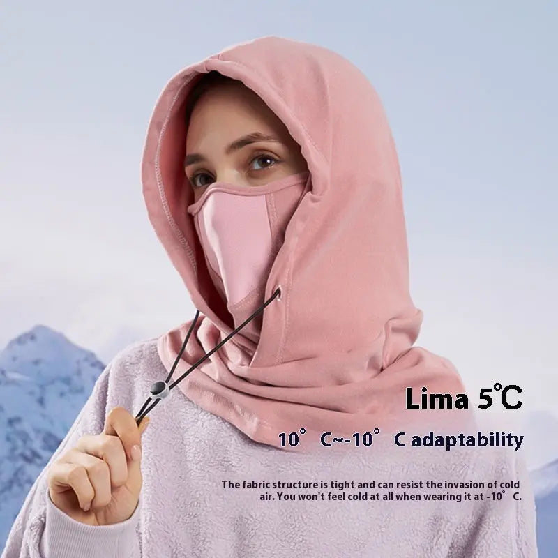 Winter Thermal Fleece Scarf Ski Face Mask Neck Warmer Hood Hat Edelduft