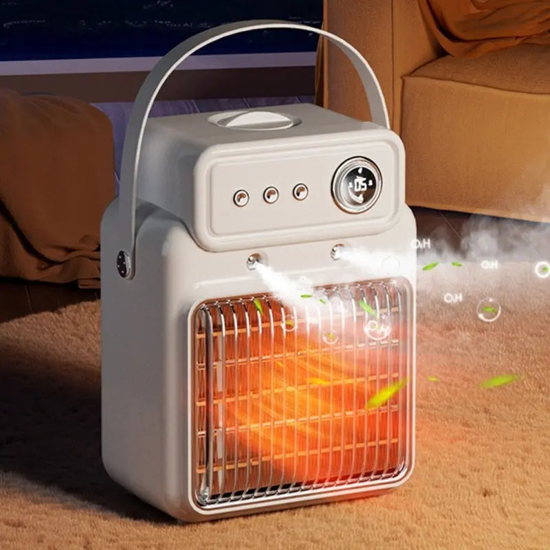 1200W 2 In 1 Efficient Room Heater Humidifying Table Heater Overheating Protections Heater Indoor Heater Suitable For Offices Edelduft