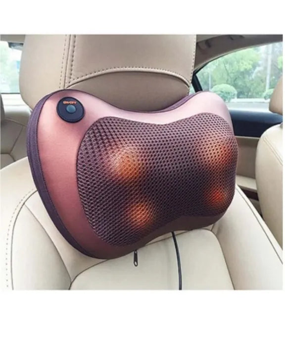 Back Massage Pillow with Heating Function - Electric Shiatsu Neck Massager Cushion Relax Neck / Back