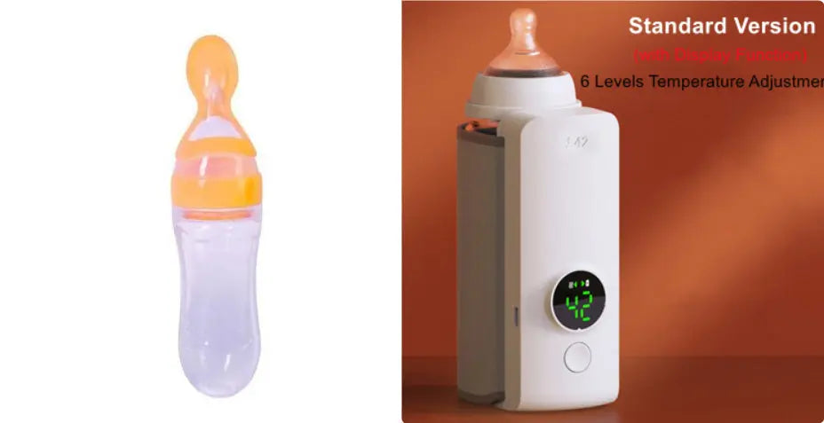 Portable Wireless Rechargeable Baby Bottle Warmer USB Charging And Heating Bag Portable Constant Temperature Milk Warmer Universal Bottle Insulation Sleeve Edelduft